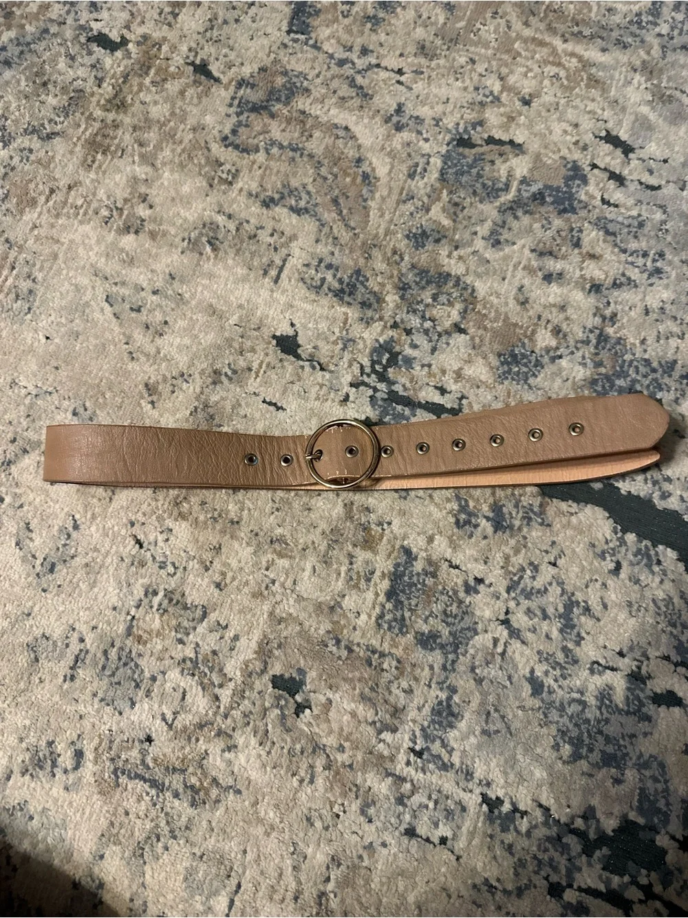 Set of round buckle belts